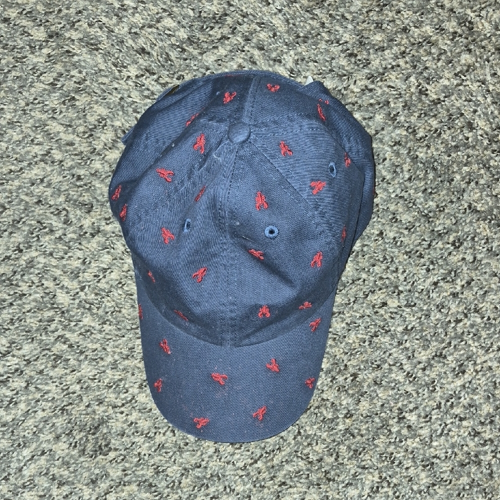 Life Is Good Navy Hat with Red Details